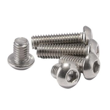 奧峰 ISO7380內(nèi)六角盤頭螺釘，M6-1.0X12，不銹鋼304，強(qiáng)度A2-70